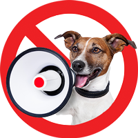Employment Law Friend Privacy Policy dog with megaphone